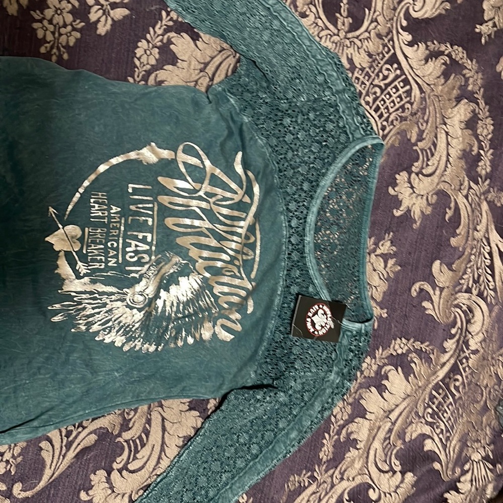 Shirt with tags